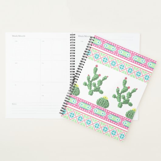 Kruissteek bloemen borduurderig kruislingkruis planner (Display)