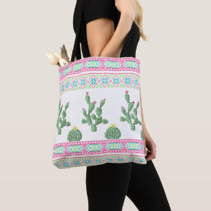 Kruissteek bloemen borduurderig kruislingkruis tote bag