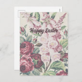 kruissteek bloemen feestdagenkaart (Voorkant / Achterkant)