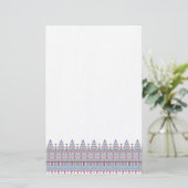 Kruissteek Briefpapier (Staand voorkant)