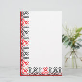 Kruissteek Briefpapier (Staand voorkant)