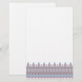 Kruissteek Briefpapier (Voorkant / Achterkant)