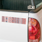 Kruissteek design patronen bumpersticker (Op Truck)