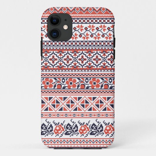 Kruissteek design patronen Case-Mate iPhone case (Achterkant)