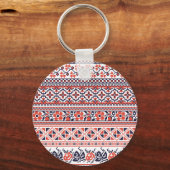 Kruissteek design patronen sleutelhanger (Voorkant)