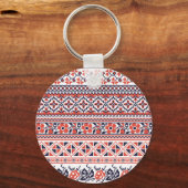 Kruissteek design patronen sleutelhanger (Voorkant)