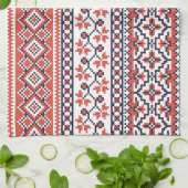 Kruissteek design patronen theedoek (Gevouwen)