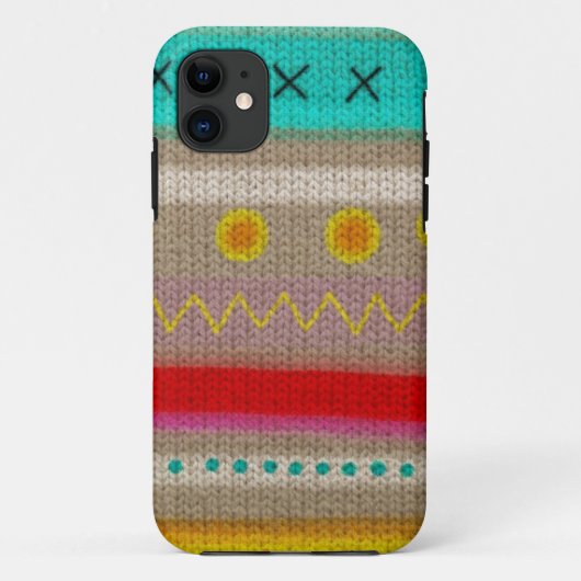 Kruissteek iPhone hoesje (Achterkant)