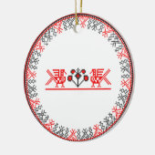 Kruissteek Keramisch Ornament (Links)