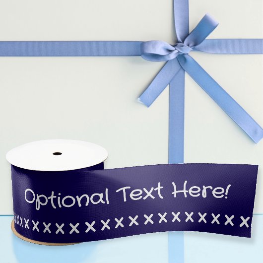 Kruissteek of kusjes en jouw tekst op elke kleur satijnen lint