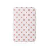 Kruissteek op wit badmat (Voorkant Verticaal)