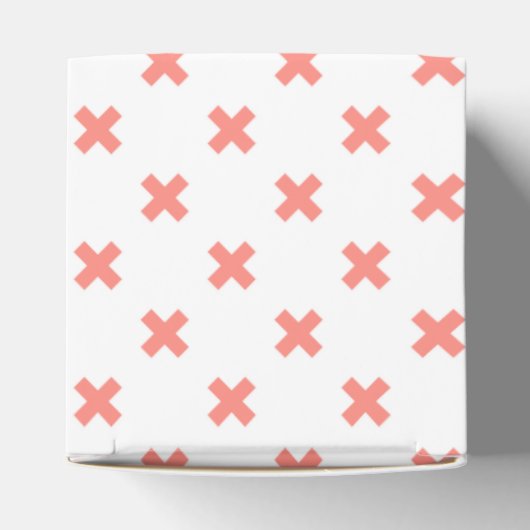 Kruissteek op wit bedankdoosjes (Bovenkant)