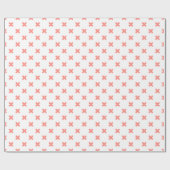 Kruissteek op wit cadeaupapier (Vlak)