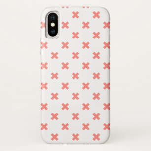Kruissteek op wit Case-Mate iPhone case