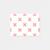 Kruissteek op wit post-it® notes (Voorkant)