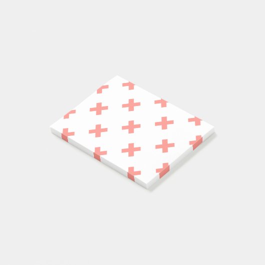 Kruissteek op wit post-it® notes (Schuin)