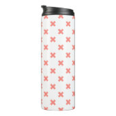 Kruissteek op wit thermosbeker (Geroteerd rechts)