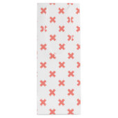 Kruissteek op wit wijn cadeautas (Achterkant)