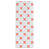 Kruissteek op wit wijn cadeautas (Voorkant)