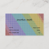 Kruissteek Visitekaartje (Achterkant)