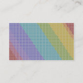 Kruissteek Visitekaartje (Achterkant)