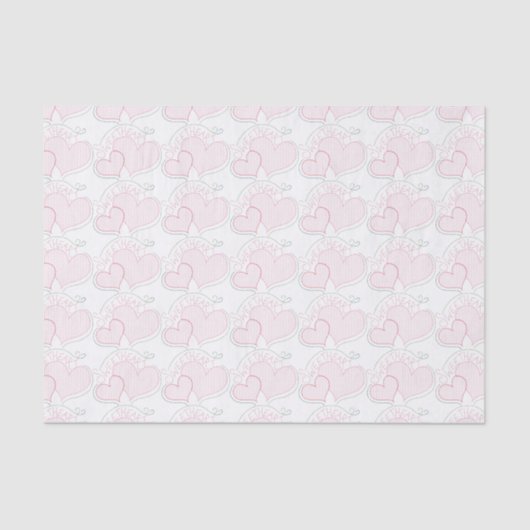 Kruisstieke kunsten Liefje Weefpapier Tissuepapier (Voorkant)