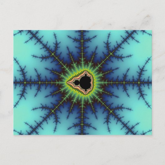 Kruisstoelen - Fractaal Briefkaart (Voorkant)