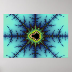 Kruisstoelen - Fractaal Poster