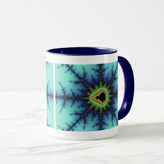 Kruisstoelen - Fractale Mok (Voorkant rechts)