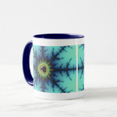 Kruisstoelen - Fractale Mok (Voorkant links)