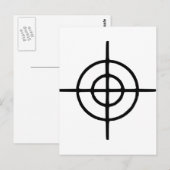 Kruisstoelen - Pistool Briefkaart (Voorkant / Achterkant)