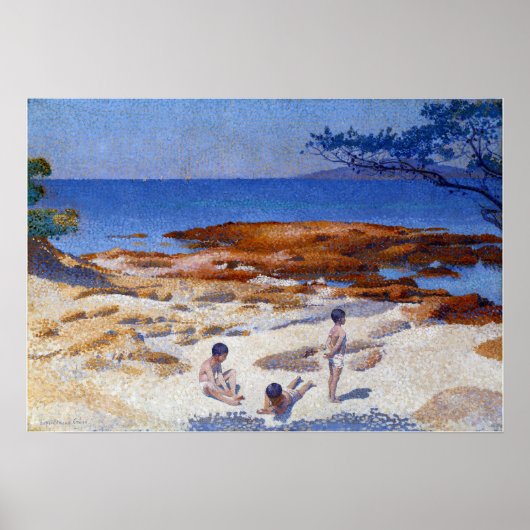 Kruisstrand op Cabasson Poster (Voorkant)