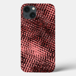 Kruisstrepen en perzik- of zalmvlekken Case-Mate iPhone case
