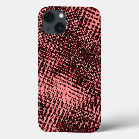 Kruisstrepen en perzik- of zalmvlekken Case-Mate iPhone case (Achterkant)