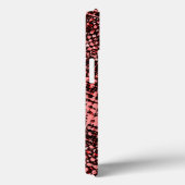 Kruisstrepen en perzik- of zalmvlekken Case-Mate iPhone case (Achterkant / Rechts)