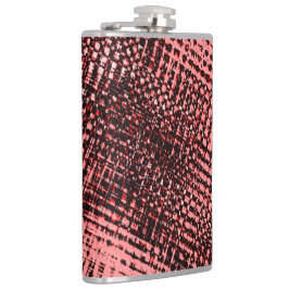 Kruisstrepen en perzik- of zalmvlekken heupfles