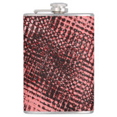 Kruisstrepen en perzik- of zalmvlekken heupfles (Voorkant)