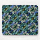 Kruisstrepen met kromme strepen, in bleekgroen en  muismat (Voorkant)