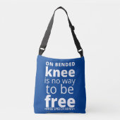 kruisstukzak "OP BENED KNEE..." Crossbody Tas (Voorkant)