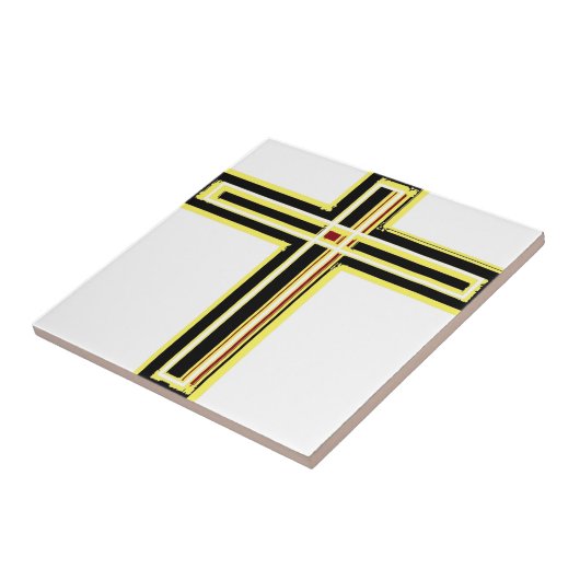 Kruistegel Tegeltje (Zijkant)