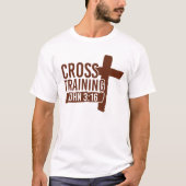 Kruistraining Johannes 3:16 T-shirt (Voorkant)