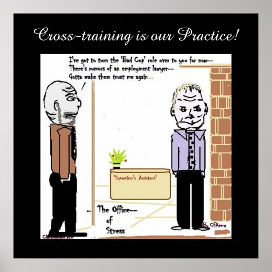 Kruistraining op de baan! poster (Voorkant)