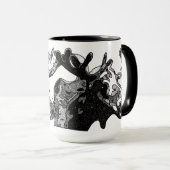 Kruisuitgebroede mazen mok (Voorkant rechts)