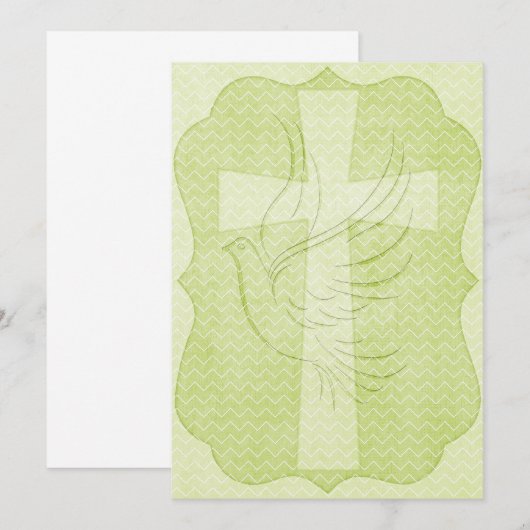 Kruisuitnodiging Kaart (Voorkant / Achterkant)