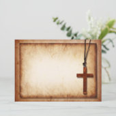 Kruisuitnodigingen Kaart (Staand voorkant)