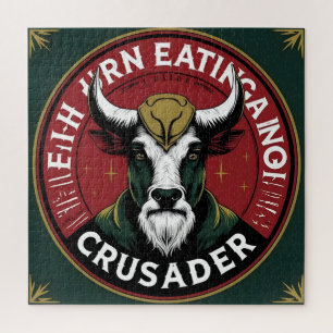 Kruisvaarder Bull Warrior Puzzel