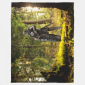 KRUISVAARDER in de BOSSEN Fleece Deken (Voorkant)