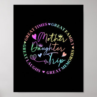 Kruisvaart Moeder Dochter Reis 2025 Grappige Moede Poster