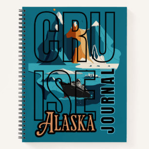 Kruisvaart Reisjournaal Dagboek Alaska Gletsjer Notitieboek