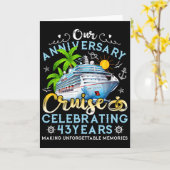 Kruisvaart viert 43-jarig jubileum kaart (Gele Bloem)
